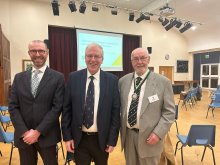 Lord McLoughlin delivers public talk