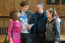 Derby Grammar School students celebrate A-level results