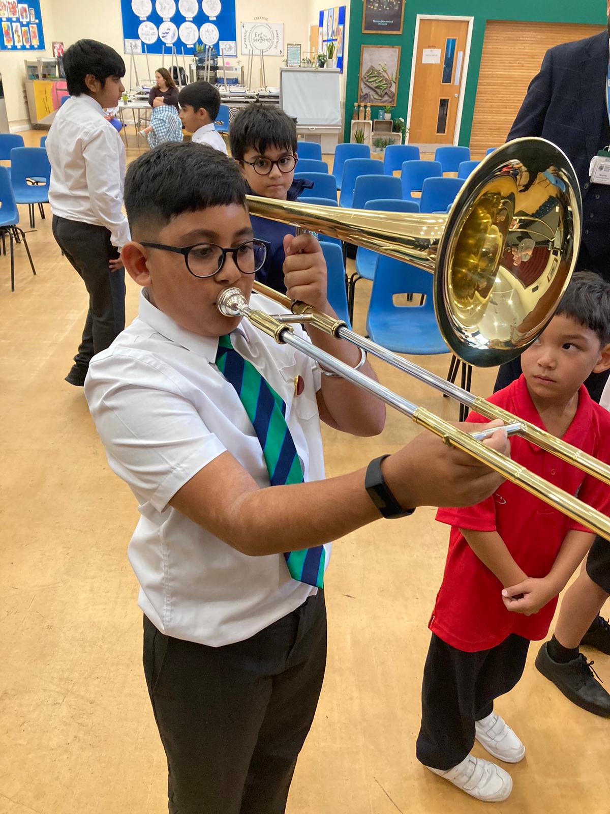 Making music at Derby Grammar School